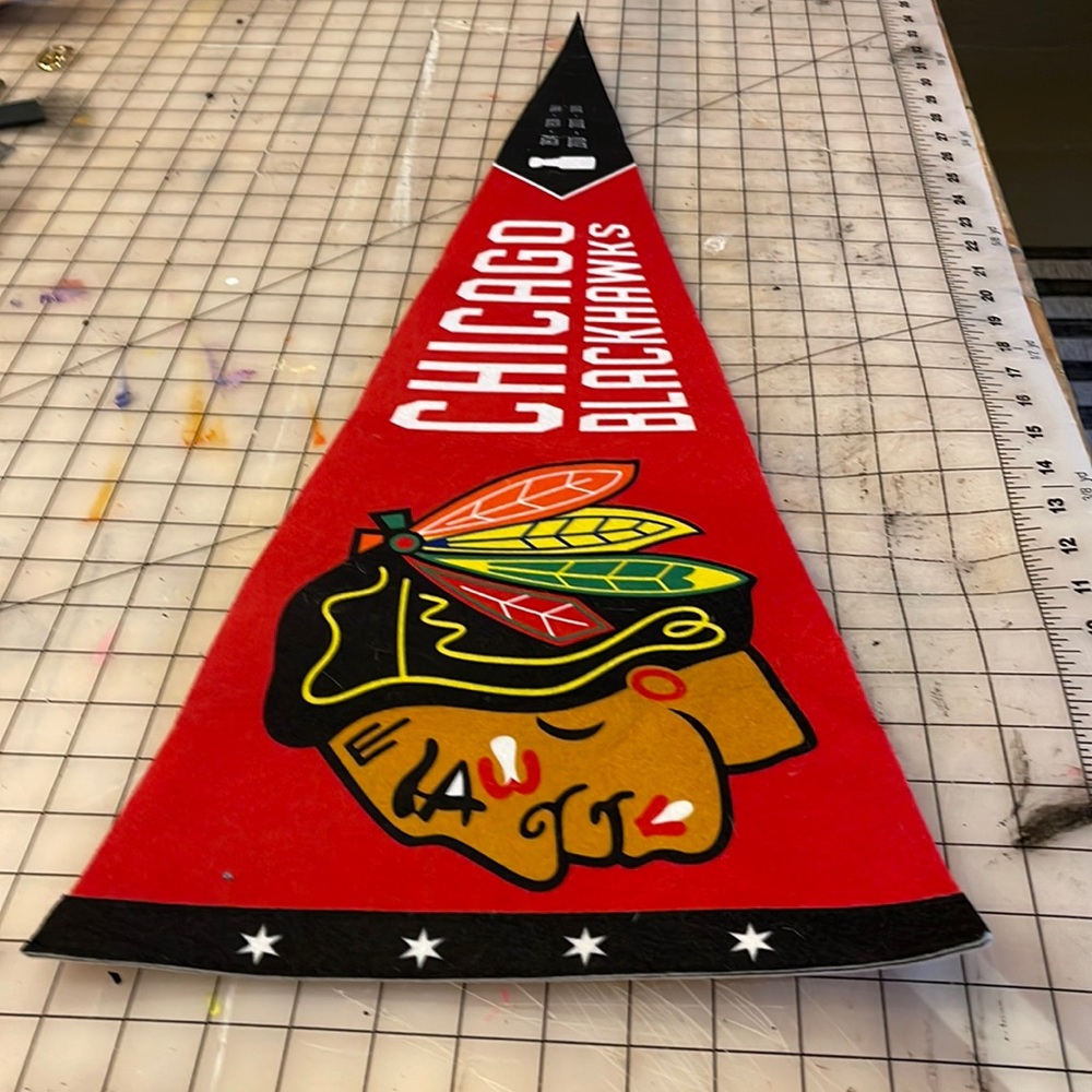Chicago Blackhawks pennant